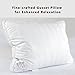 Down Alternative Pillows for Sleeping Plush (2 Pack King), 100% Cotton Cover Best Hotel Bed Pillows with 2