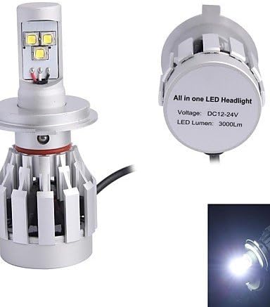 JIN@ GC? H4 30W 3xCREE-XM-L2 3000LM 6000K White Light LED for Distance Light Truck Car Headlamp (DC 12-24V,2Pcs)