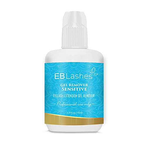 EB Lashes SENSITIVE Eyelash Extension Remover Gel For No Burn Eyelash Extension Glue Removal Fast Action Dissolves Even The Strongest False Lash Adhesive In 60 seconds 15 ml
