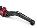 Pair Black Adjustable Short CNC Motorcycle Brake Clutch Levers Fit for Yamaha YZF R6 1999 2000 2001 2002 2003 2004 (Y-688/F-14)