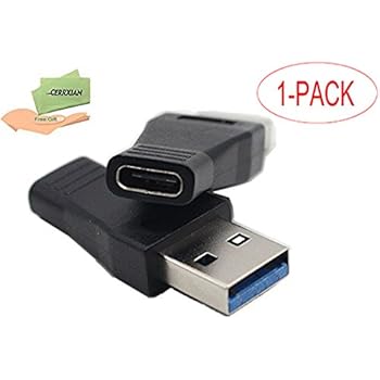 Lemeng USB 3.0 (Type-A) Male to USB3.0 (Type-C)Female Gold Plated Connector Converter Adapter