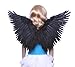 FashionWings (TM Children's Black Butterfly Style Costume Feather Angel Wings
