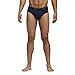 adidas Men's Stretch Cotton Brief Underwear (3-Pack), Collegiate Navy/Black Black/Core Blue Core Blue/Bl, MEDIUM