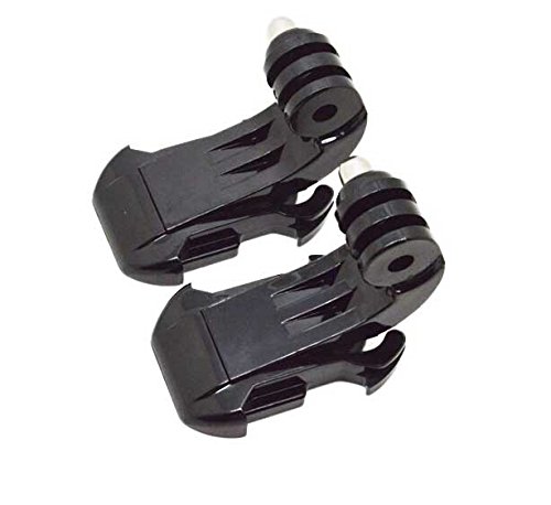 Generic Vertical Surface Mount Adapter Helmet Chest Strap Quick Release J-hook Buckle Mount Base for Gopro Hd Hero 1 2 3 3+ 4 Camera Pack of 2