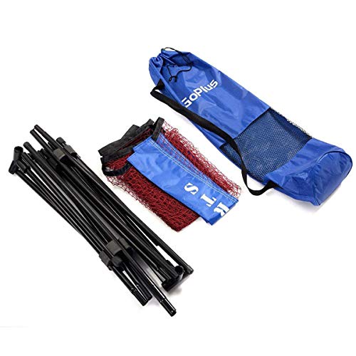 image for COSTWAY Portable Badminton Net Beach Volleyball Tennis Competition Tra