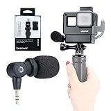 Vlog Setup for GoPro- Saramonic SR-XM1 3.5mm Wireless Video Audio Recording Microphone + ULANZI v2 Protective Housing Case Frame for GoPro Hero 7 6 5 Action Cameras