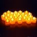 Midafon 24 Pcs LED Flameless Candles Votive Candles Flickering Tealight Candles Battery Operated Halloween Decoration