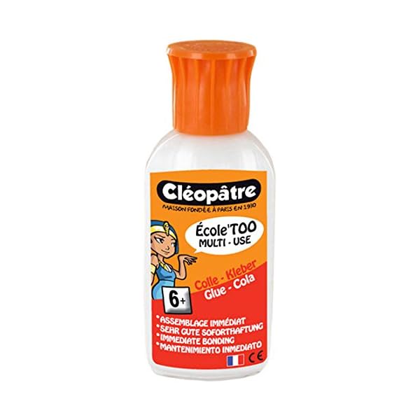 Cléopâtre Ecole'Too Alleskleber mit Multi-Material mit Fläschchen, 60 g – Bild 3
