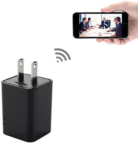 Spy Camera, Alecase 720P HD USB Hidden Cameras Charger Adapter with WiFi Indoor Security Surveillance Cameras