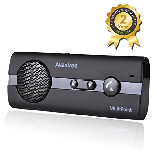 Kit de Altavoces Manos libres para Coche / Automóvil Bluetooth 4.0, reducción de eco y ruido de...