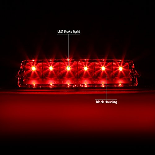 DNA Motoring 3BL-TH01-LED-BK LED Third Brake Light