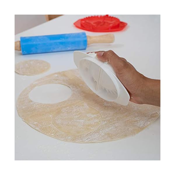 7 Piece Dumpling Maker Set Dumpling Mold Dough Press Empanada Press Pierogi Maker