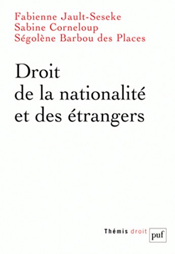 Droit de la nationalité et des étrangers