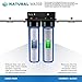 iSpring WGB22B-PB 2-Stage Whole House Water Filter System with 20