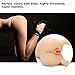 Realistic Mini Male Sex Doll Masturbator with Vagina Anal Sexy and Super Big Breast with Charming Carved Rose Louviva 3D Lifelike Sex Toy for Men Soft Squeezable Silicone