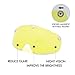 VICTGOAL Bike Helmet Strong Magnetic Helmet Goggles Visor for VG103 Bicycle Helmet (Yellow)