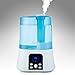 Tadge Goods Ultrasonic Cool Mist Humidifier for Bedroom – 3.5L Capacity Excellent for Adults, Kids, Baby in Dry Winter Air – Built-in Humidistat, LED Display, Auto Shut-Off & 7 Night Light Colors…