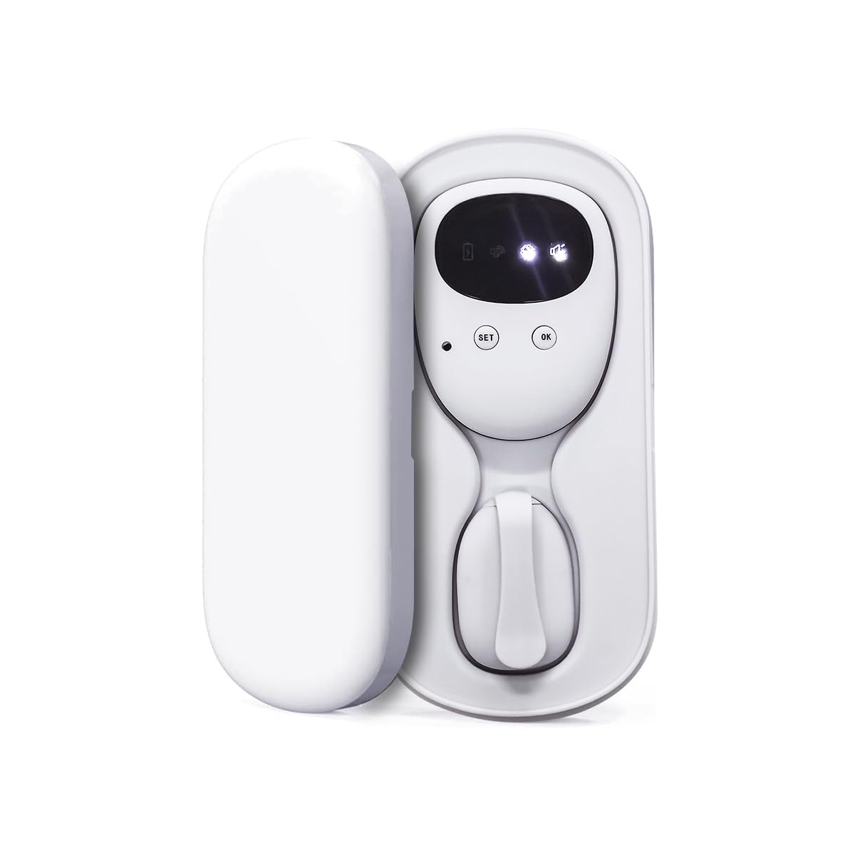 Photo 1 of TENQIU Wireless Bedwetting Alarm for Boys and Girls, USB Rechargeable, 3 Working Modes, Pee Alarm for Children?White