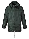 Portwest Workwear Mens Rain Jacket Olive XL