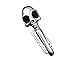 Heavy Metal Stainless steel Skull Clasp Carabiner Biker Keychain