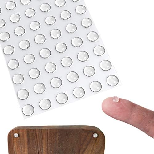 BEADNOVA Door Bumper 100Pcs Clear Cupboard Door Bumpers