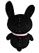 SUMMIT COLLECTION Furrybones Black Bunny Bun Bun Wearing Polka Dotted Pink Tie Plush Doll