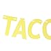 Gold Glitter Taco Bar Banner, Mexican Theme Party Decorations Signs Bunting Garland Photo Booth Props For Fiesta Party, Cinco De Mayo