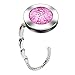 LUXUR Foldable Handbag Hanger Metal Folding Table Hook for Women Girl Gift（Candy Shape）Rose Red