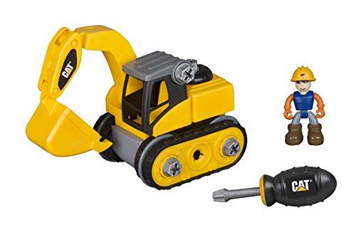 Toy State Caterpillar CAT Junior Operator Excavator Construction Vehicle