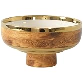 Pampa Bay Madera Small Footed Bowl, 6" x 6" x 3.5"