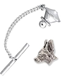 Chihuahua Dog Pewter Tie Tack, Tie Pin, Jewelry, D048TT