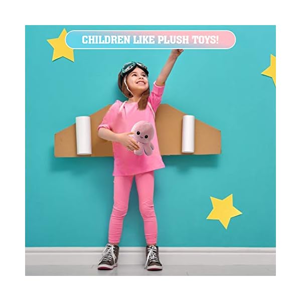 Cute Octopus Baby Toys 0 3 6 9 12 18 Months, Double-Sided Flip Soft Reversible Octopus Plus Stuffed Animals Doll…