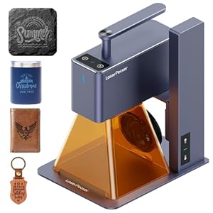 LaserPecker2 レーザー彫刻機 家庭用 小型 携帯式レーザー加工機100mmx100mm彫刻可能