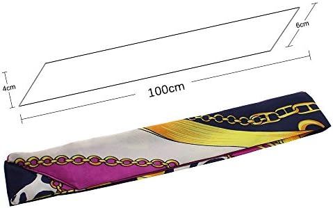 WEKA 1Pc Neckerchief Scarf Hairband Handbag Handle Ribbon Fashion Bag Silk for Women Lady Girls Decoration