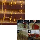 Pfeil & Holing Chocolate Transfer Sheet - Musical Score