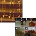 Pfeil & Holing Chocolate Transfer Sheet - Musical Score