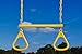 CREATIVE CEDAR DESIGNS Ultimate Triangle Rings & Trapeze bar- Yellow, One Size