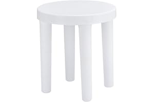 KOCKSHION 1Pc Non-Slip Boy Girl Stool Small Low Footstool for Living Bathroom Compact Plastic Furniture with Thickened Design