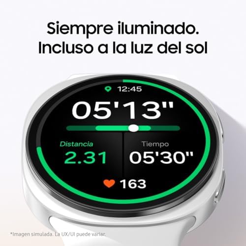 Galaxy Watch8, 40 mm, Bluetooth, Galaxy AI, Smartwatch, Procesador 3 NM, Asistente de Salud y Sueño, Seguimiento Deportivo, Garantía 3 Años + 1 año Extra, Gris Oscuro (Versión Española)