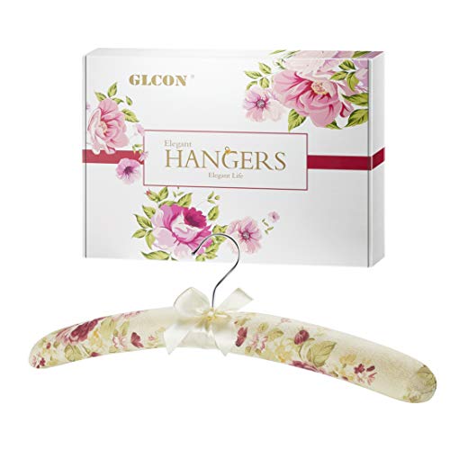 image for GLCON Padded Clothes Hangers for Sweaters – 16inches with Gift Packa