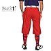 Golf Knickers Red Microfiber (Plus Fours) for Men