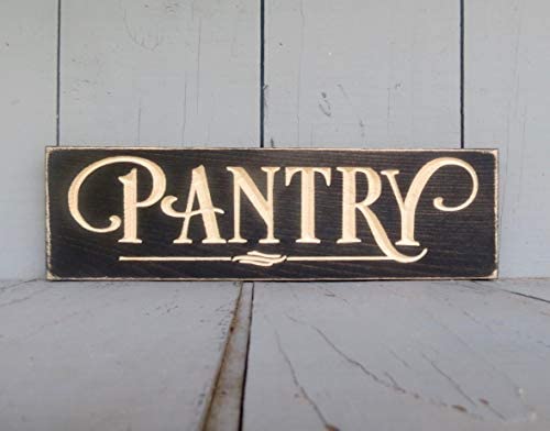 Celycasy Pantry Sign Kitchen Sign Wood Pantry Sign Pantry Decor