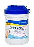Sammons Presron Sani-Hands Antimicrobial Alcohol Gel Hand Wipes Canister 6