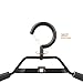 HOUSE DAY Coat Hangers Eco-Friendly 100% PP New Material Extra Wide Adjustable Shoulder Suits Coats Cascading Hangers Heavy Duty 15”-20” Plus Size Garment Plastic Hangers with Swivel Hook 5 Pack