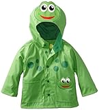 Western Chief Kids Boys' Waterproof Rain Coat, Fritz the Frog, 2T