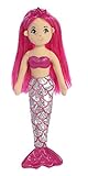 Aurora World Sea Sparkles Mermaid Plush, Garnet, Small