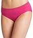 Jockey Comfies Matte Shine Hi-Cut Panties 8 Fuchsia Fantasy