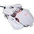 EasySMX Rat&oacute;n Juegos &Oacute;ptico Combaterwing-Gaming USB 4000 DPI LED &Oacute;ptico con 10 Programables y Personalizadas Botones Retroiluminaci&oacute;n para PC y Ordenador Port&aacute;til (Blanco)