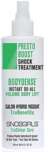 SNOBGIRLS BODYDENSE PRESTOBOOST SHOCK TREATMENTS For Fine, Frail, Fragile, Dry or Limp Hair