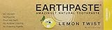 Earthpaste - Lemon Twist ~ Triple Pack ~ Natural Organic Fluoride Free Toothpaste - 4 Ounce Tube (3-Pack)